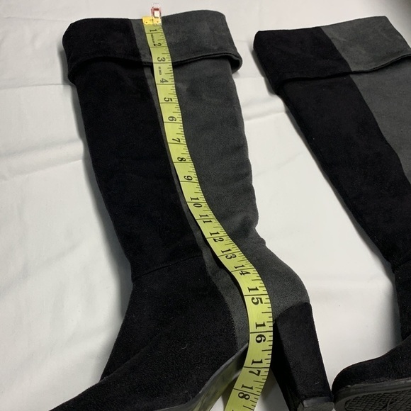 Dress Barn Vale Super Soft Boots Black and Grey  3” Heel Size 6.5 - Picture 11 of 12